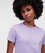 Camiseta Karl Lagerfeld firma strass lila